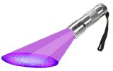 UV Light PRO Blacklight Flashlight Pet Urine Detector - Quickly Finds Dry Dog Cat Rodent Urine on Carpet Rugs Upholsteries Fabrics - 3xAAA Alkaline Batteries Included and Inserted - Free Bonus eBooks - Perfect With Petseer Natures Miracle Simple Solution and Anti Icky Poo