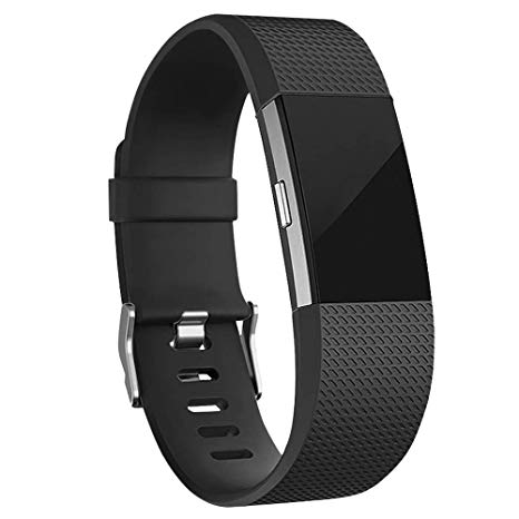 iGK Replacement Bands Compatible for Fitbit Charge 2, Adjustable Replacement Sport Strap Smartwatch Fitness Wristband