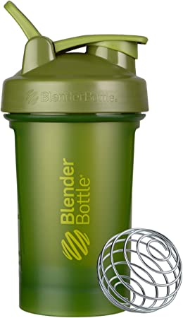 BlenderBottle Classic V2 Shaker Bottle, 20-Ounce, Moss Green