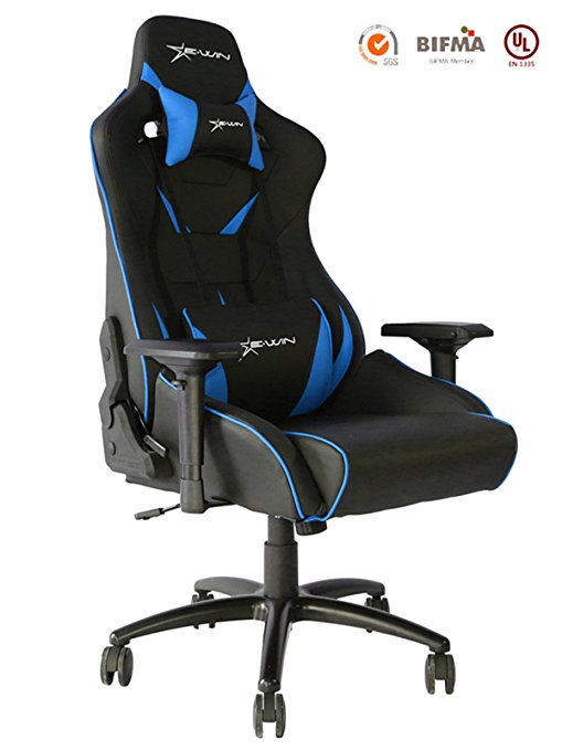 [Large Size]E-WIN Gaming Chair Racing Style Computer Chair 4D Armrest With Headrest and Lumbar Support Ergonomic Designs