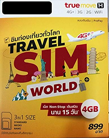 Travel Sim World 4 GB Non-stop internet in China, France, UK, NZ, Vietnam, Russia and other 41 countries