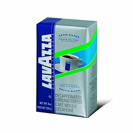 Lavazza Gran Filtro Decaffinated - Ground Coffee, 8-Ounce Bag