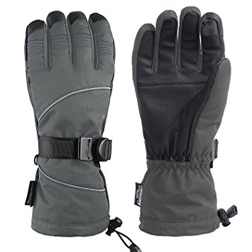 Ski Gloves, Waterproof Windproof Winter Snow Gloves with Sensitive Touchscreen Function for Skiing, Snowboarding, Motorcycling,Cycling, Men and Women