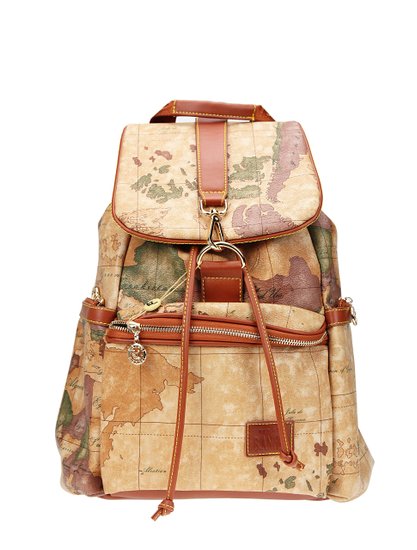 B.ANGEL® New Map Women Fashion PVC Leater Waterproof Multipurpose Backpack