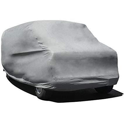 Budge Rain Barrier Van Cover Fits Full Size Vans up to 19 feet 7 inches, VRB-3 - (Polypropylene with Waterproof Film, Gray)