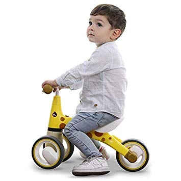 BEKILOLE Baby Balance Bikes Bicycle Children Walker 12-24 Months Toys for 1 Year Old No Pedal Infant 3 Wheels Toddler First Birthday Gift