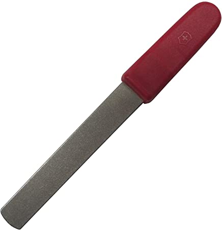 Victorinox Diamant Knife Sharpener, Swiss Made, 15cm, Red