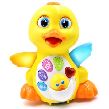 TOYK Musical Duck toy Lights Action With Adjustable Sound