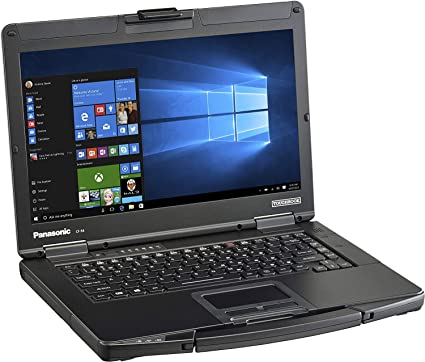 Panasonic Toughbook 54, CF-54 MK3, 14" FHD, Gloved Multi-Touch, Intel Core i7-7600U @ 2.80GHz, 16GB RAM, 512GB SSD, 4G LTE, Dedicated GPS, Webcam, Backlit Keyboard, DVD, Windows 10 Pro (Renewed)