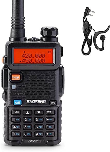 BAOFENG Upgraded Two Way Radio for Adults Long Range, Dual Band 144-148MHz & 420-450MHz FCC Compliant Walkie Talkies Rechargeable, Portable Ham Radio, VOX with Earpiece