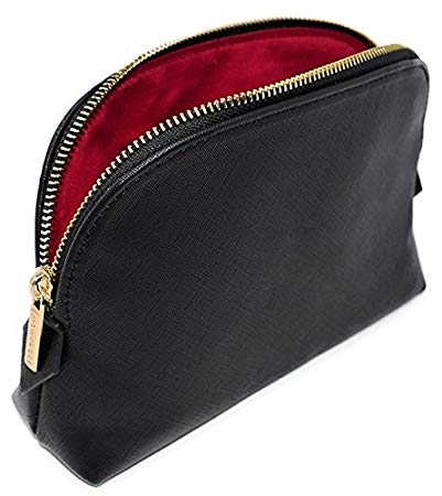 Cosmetic/Makeup Bag/Large Black/Pouch / Clutch/Travel Case Organizer Storage Bag for Women’s Accessories Toiletry Beauty and Skincare by MONTROSE