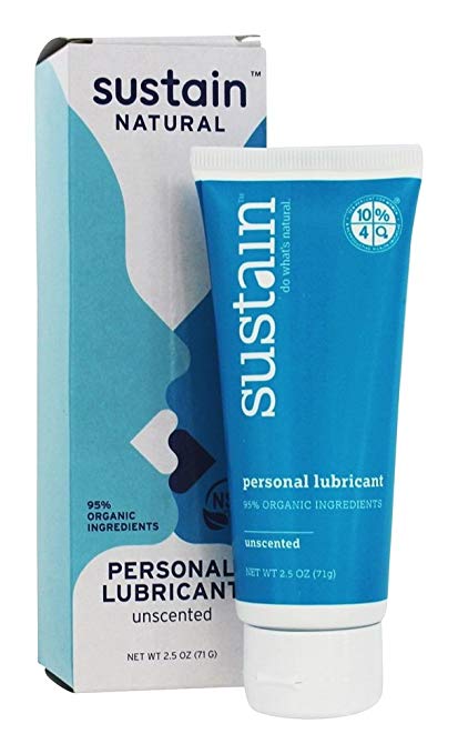 SUSTAIN Personal Lubricant Unscented, 2.5 OZ