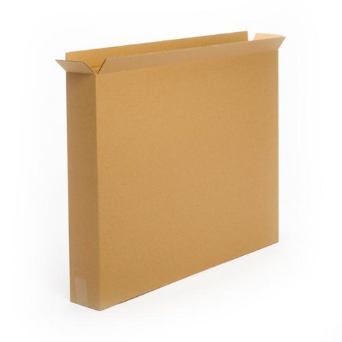 Pratt PRA0145 Recycled Corrugated Cardboard Single Wall Standard Side Load Box with C Flute 30 Length x 5 Width x 24 Height Pack of 10