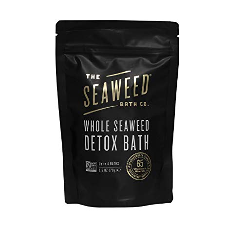 The Seaweed Bath Co. Whole Seaweed Detox Bath, Natural Organic Bladderwrack Seaweed, Non-GMO Verified, Vegan, 2.5 oz.