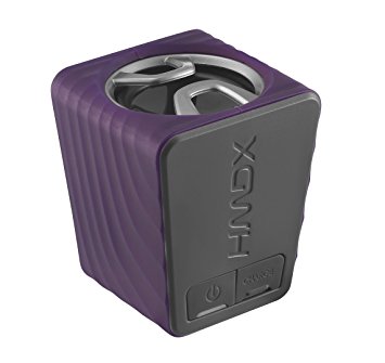 HMDX Burst Portable Rechargeable Speaker, HX-P130PU (Purple)