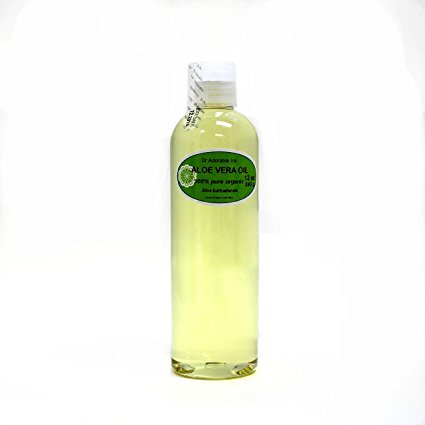 Premium Aloe Vera Oil Pure Organic Cold Pressed by Dr Adorable 12 Oz