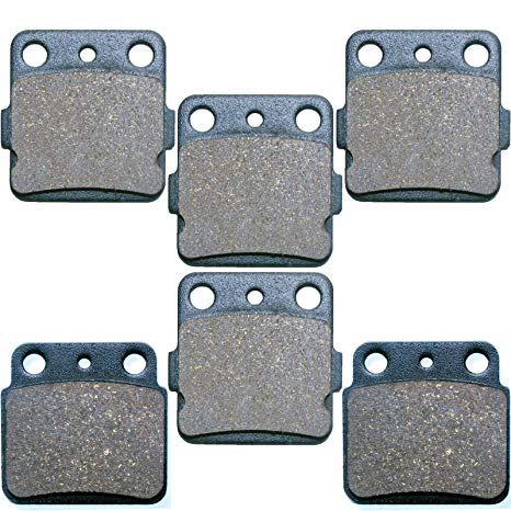 Caltric FRONT & REAR BRAKE Pads Fits SUZUKI LT-Z400 LTZ400 QuadSport 400 2003-2011