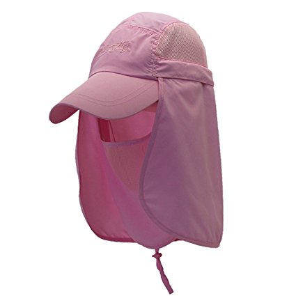 Surblue Quick-Drying Outdoor Cap UV Protection Sun Hats Fishing Hat Neck Face Flap Hat UPF50