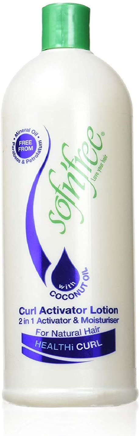 Sof N Free Curl 2 in 1 Activator Lotion with Vitamin E and Panthenol, 1 Litre