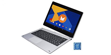 2017 Nextbook Ares 11A 2-in-1 Convertible Tablet Computer, Intel Atom Quad-Core 1.84GHz, 11.6" Touchscreen, Detachable Backlit keyboard, Nook, 2GB DDR3, 64GB Storage, microHDMI, Android 5.1 (Lollipop)