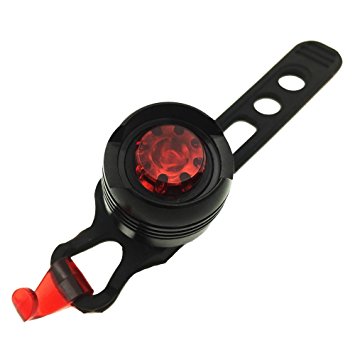 Estiq New Bike Bicycle Red LED Rear Light 3 modes Waterproof Tail Lamp Quick Release