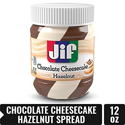 Jif Hazelnut Spread, Chocolate Cheesecake, 13 Ounce