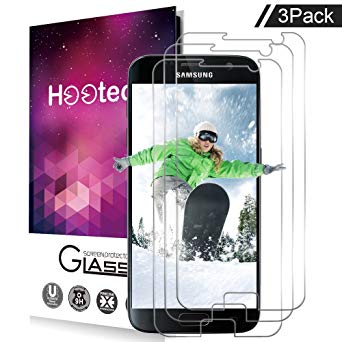 AOFU Samsung Galaxy S7 Screen Protector, Tempered Glass 3D Touch Compatible,9H Hardness,Bubble (3 Pack)