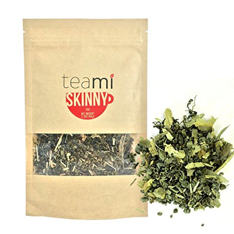 PREMIUM WEIGHT LOSS & DETOX TEA - 30 Day Supply TeaMi Skinny by Teami Blends - Best Used to Boost Metabolism, Reduce Bloating, & Cleanse the Body - 100% Natural Ingredients - Appetite Suppressant