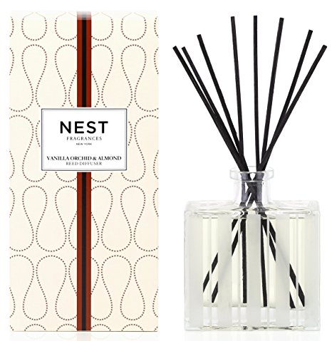 NEST Fragrances Reed Diffuser- Vanilla Orchid & Almond , 5.9 fl oz