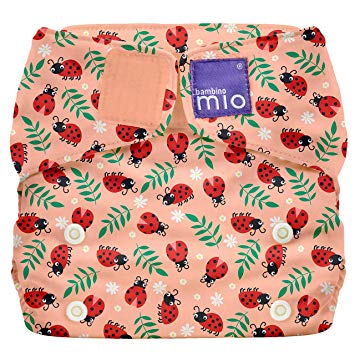 Bambino Mio Miosolo All-in-One Cloth Diaper, Loveable Ladybug
