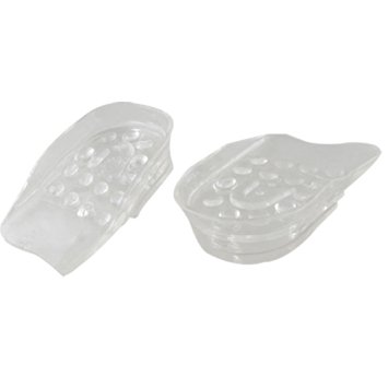 TOOGOO(R) 1 Pair Silicone Gel Height Increase Heel Lift Shoe Pads Insoles Clear