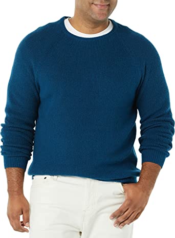 Amazon Essentials Mens Long-Sleeve Soft Touch Crewneck Sweater