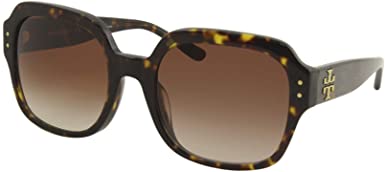 Tory Burch TY7143U Sunglasses 172813-56 -, Lt Brown Dk Brown Gradient TY7143U-172813-56