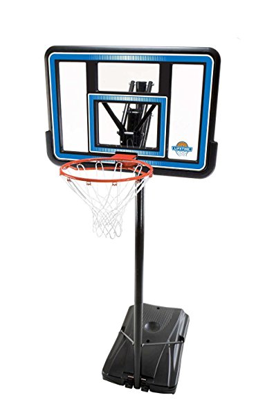 Lifetime 90023 Portable Basketball System, 44 Inch Backboard