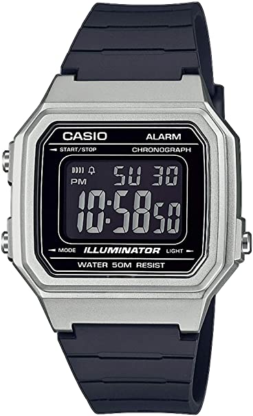 Casio Mens Digital Quartz Watch with Resin Strap W-217HM-7BVEF