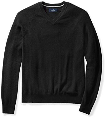 BUTTONED DOWN Men's Cashmere V-Neck Sweater