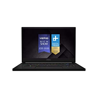 MSI GS66 Stealth 10SE-039 15.6" 240Hz 3ms Ultra Thin and Light Gaming Laptop Intel Core i7-10750H RTX 2060 16GB 512GB NVMe SSD Win10PRO VR Ready