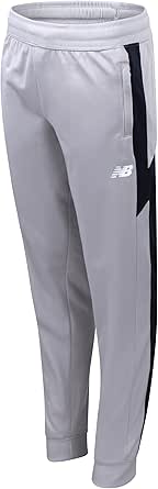 New Balance Boys’ Sweatpants - Active Performance Tricot Jogger Pants with Pockets - Boys Activewear Joggers (8-20)