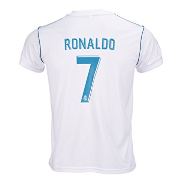 #7 Ronaldo Real Madrid Home Kid Soccer Jersey & Matching Shorts Set 2017-18