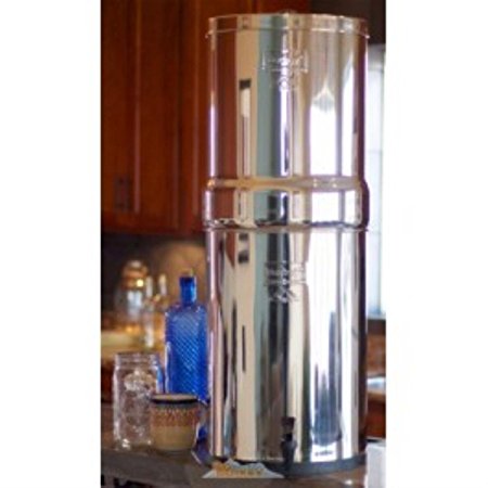 Berkey Water Filter Crown Berkey Countertop Water Filter System with 2 Filter Purification Elements