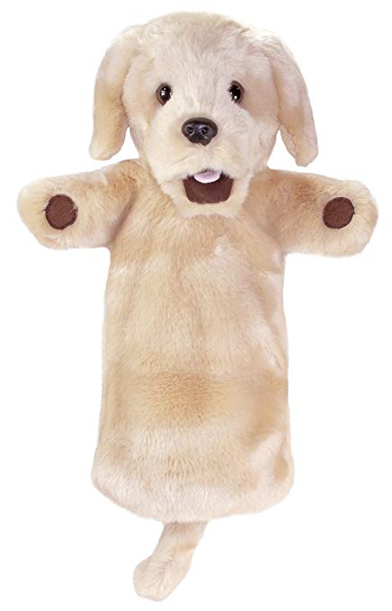 The Puppet Company Long-Sleeves Yellow Labrador Hand Puppet