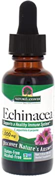 Nature's Answer Echinacea | Supports a Healthy Immune System | Non-GMO | Alcohol-Free, Gluten-Free, Vegan, Kosher Certified & No Preservatives 1oz