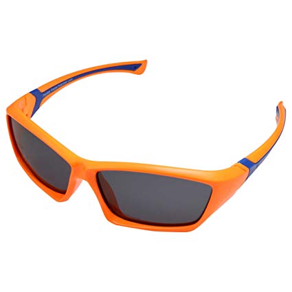grinderPUNCH Boys Sports Kids Children's Super Flexible Polarized Sunglasses