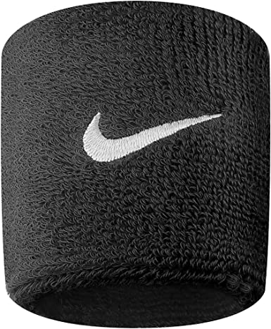 NIKE Swoosh Black Wristbands