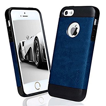 iPhone 5 case, iPhone 5S case, Desiro® Durable TPU Slim Fit Protective Case Cover for Apple iPhone 5/5S (Navy Blue)