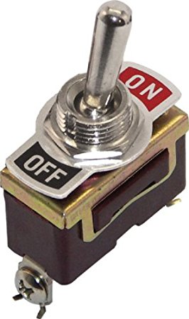 Shoreline Marine Toggle Switch On/Off (Brass)