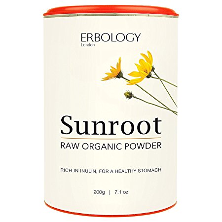 Organic Sunchoke Powder 7.1 oz - Rich in Inulin for Healthy Stomach - Jerusalem Artichoke - Prebiotic - Raw - Gluten-free