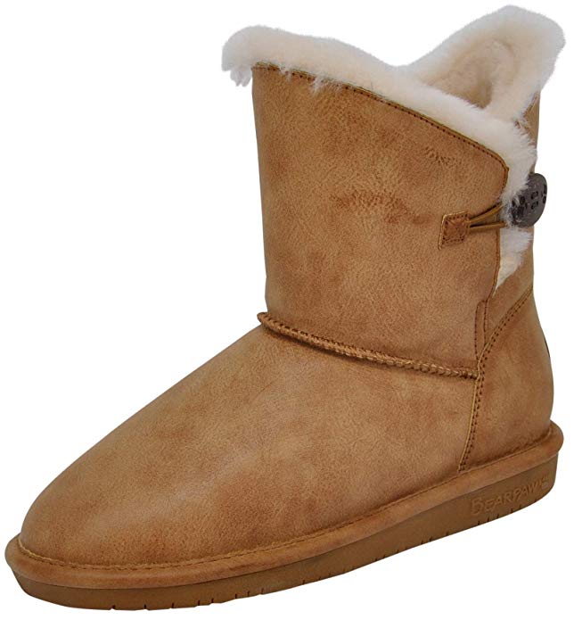 Bearpaw Women's Rosie Ankle-High Sheepskin Boot