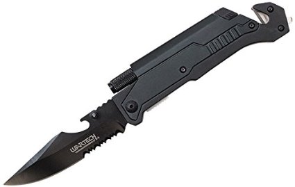 Wartech 8.5" Spring Assisted 5 in 1 Pocket Knife