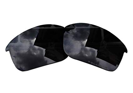 Polarized Replacement Lenses for Oakley Bottle Rocket Sunglasses - 5 Options Available (Stealth Black)